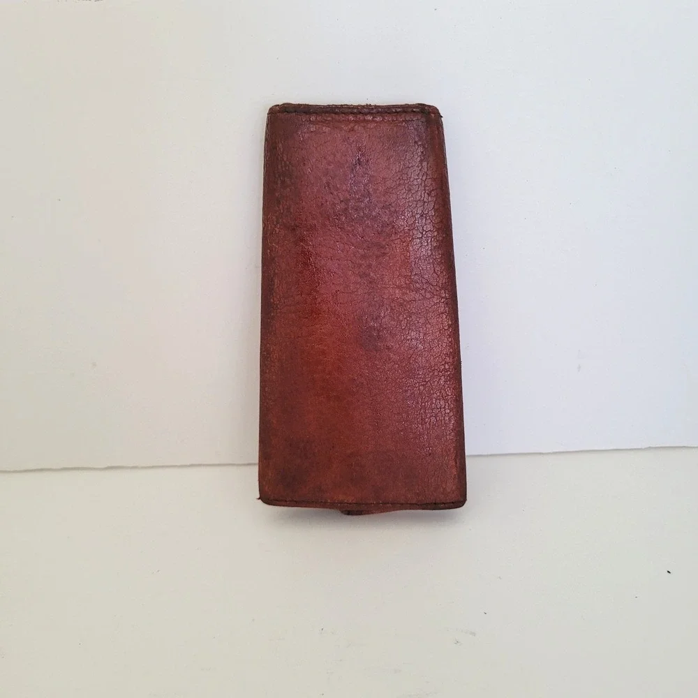 Cartier Paris Vintage Burgundy Leather 4 Hook Key Holder Wallet Must de Cartier